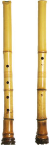 Japanische Instrumente Shakuhachi Flöte